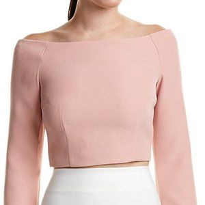 Keepsake Long Sleeve Bustier Crop Top